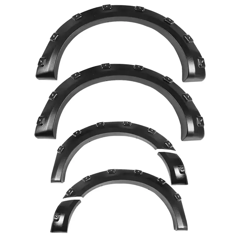 Gwm P Series Matte Black Rough Studded Plastic Wheel Arch Kit (21-On) 1