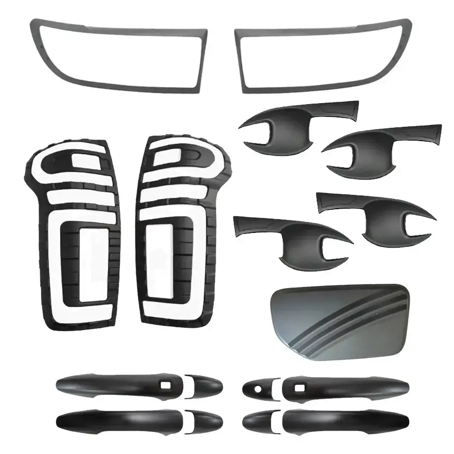 Gwm P Series Passenger (21-On) Matte Black Accessories Kit (17-Piece) 1