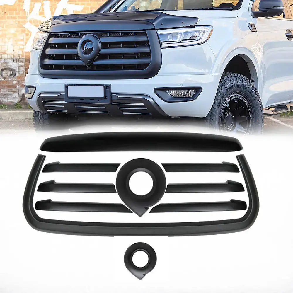 Gwm P Series (21-On) Passenger Front Grill Black-Out Trim Kit 1