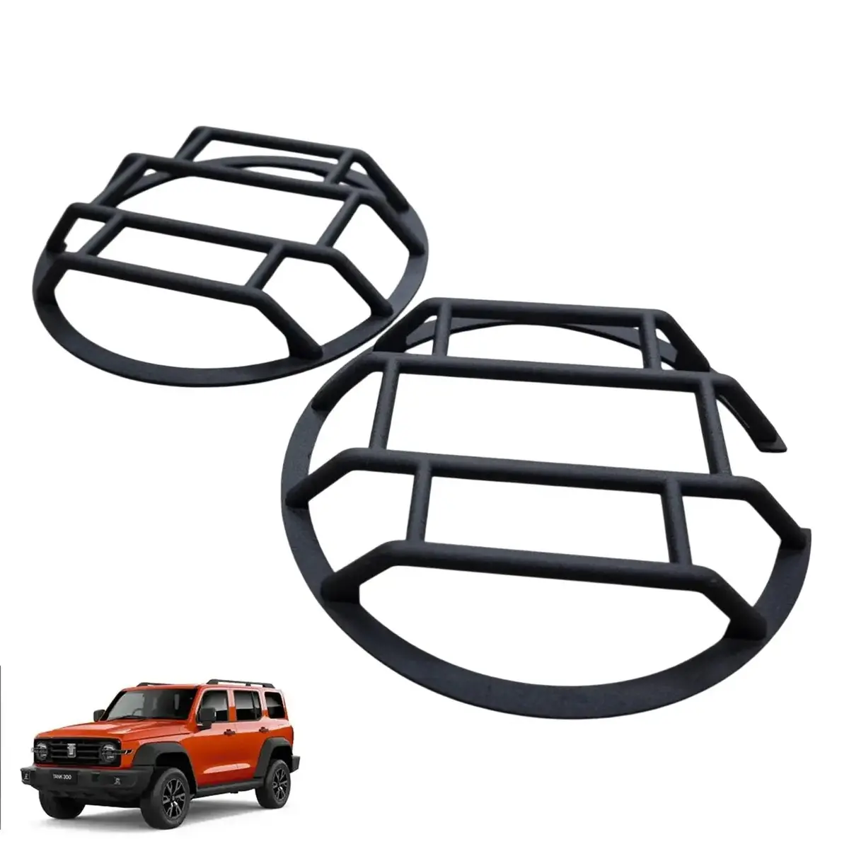 Gwm Tank 300 (24-On) Aluminium Headlight Trim Protector Surrounds 1