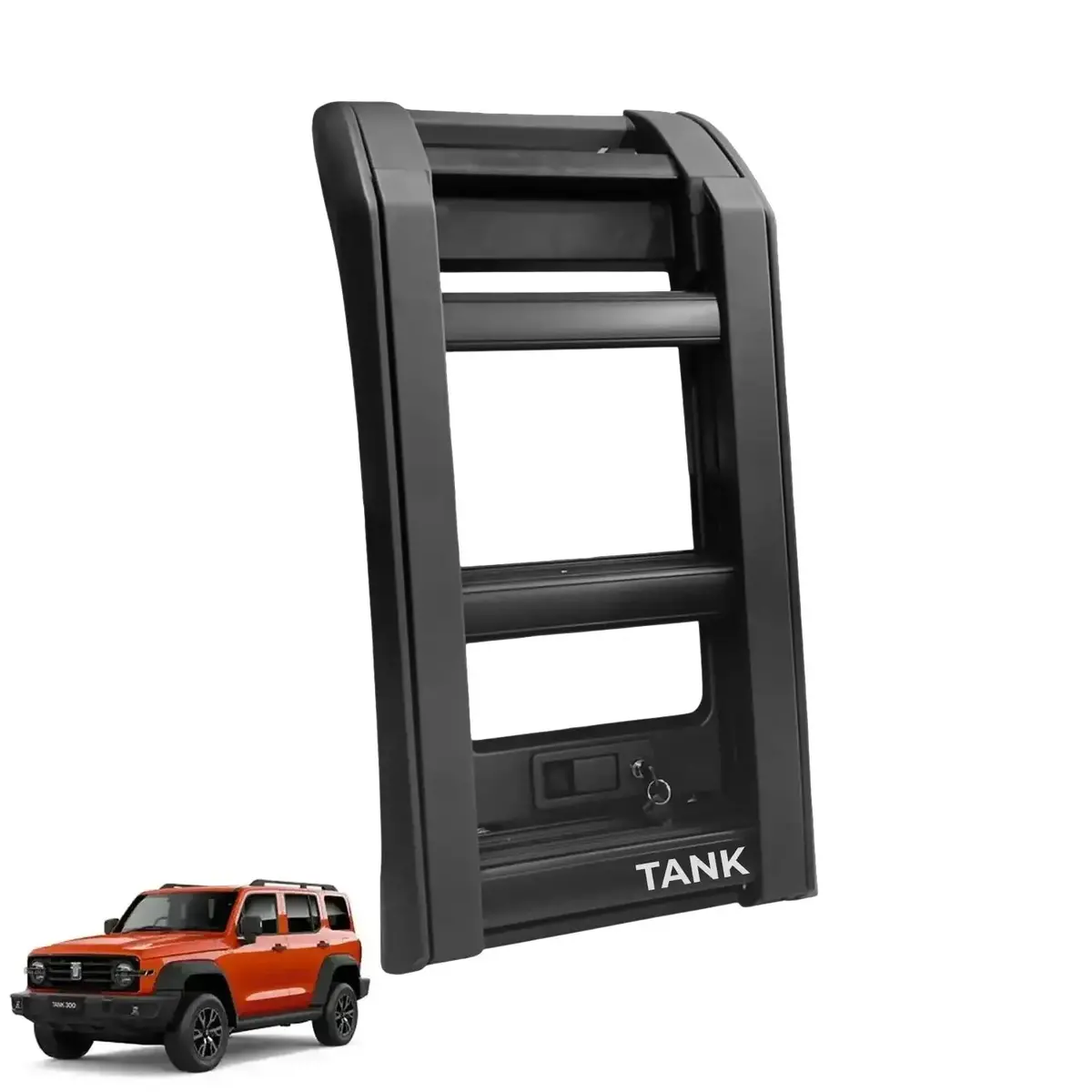 Gwm Tank 300 (24-On) Defender Style Aluminium Folding Ladder 1