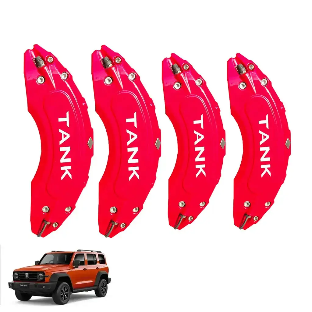 Gwm Tank 300 (24-On) Red Aluminium Brake Caliper Covers 1