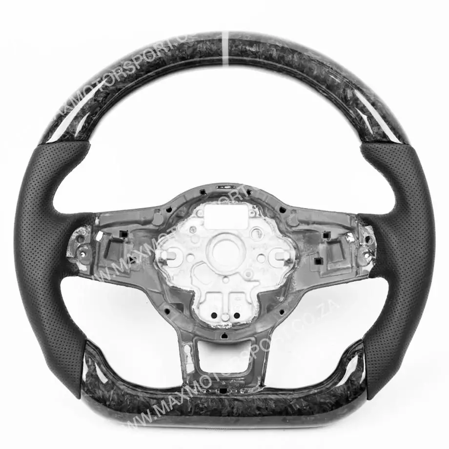 Genuine Forged Carbon Fibre Steering Wheel Suitable For Vw Golf 7 Gti / R 1