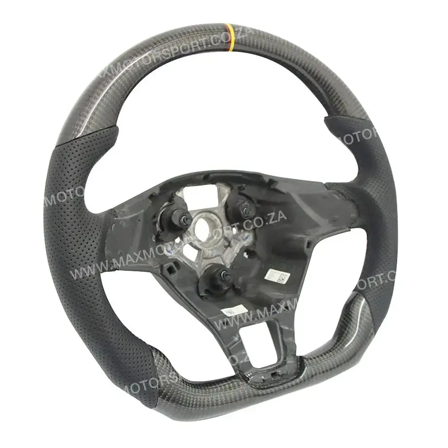 Genuine Carbon Fibre Steering Wheel Suitable For Vw Polo 6C / Touran 2
