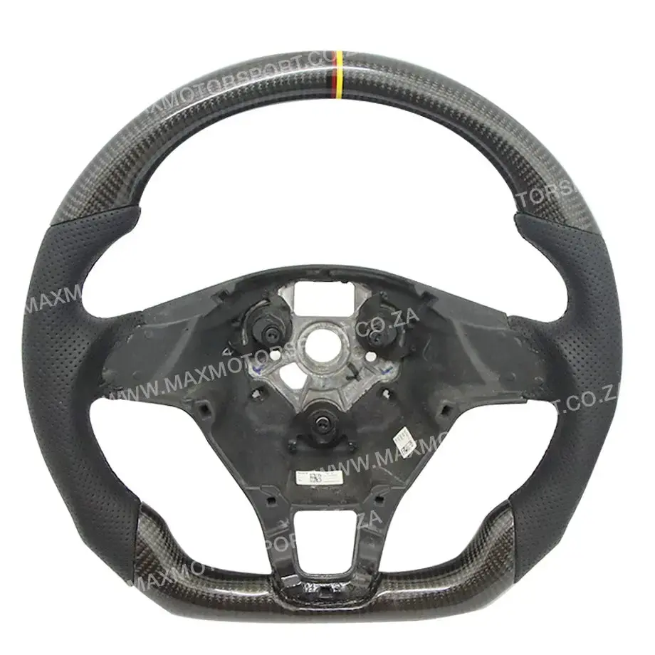Genuine Carbon Fibre Steering Wheel Suitable For Vw Polo 6C / Touran 1