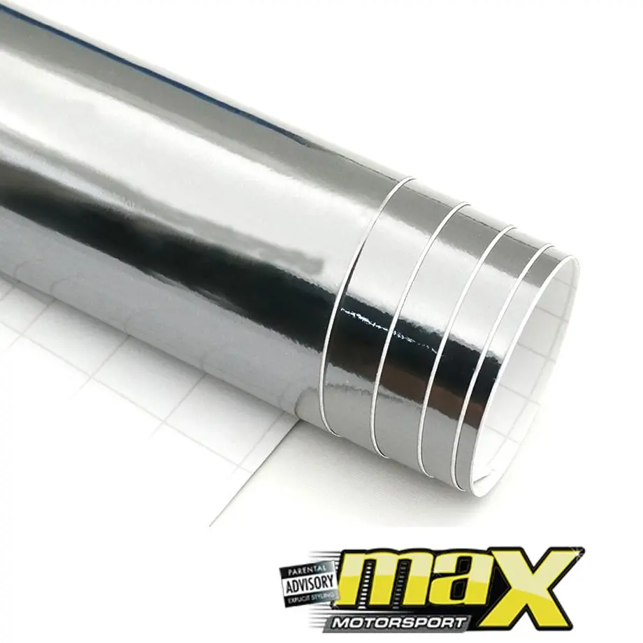 Gloss Chrome Vinyl Wrap Sticker 1M X 1.5M 1