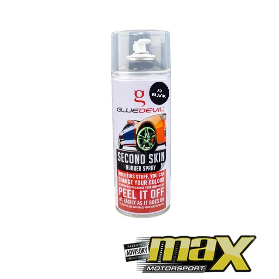 Glue Devil Second Skin Rubber Spray (Gloss Black) 400Ml 1