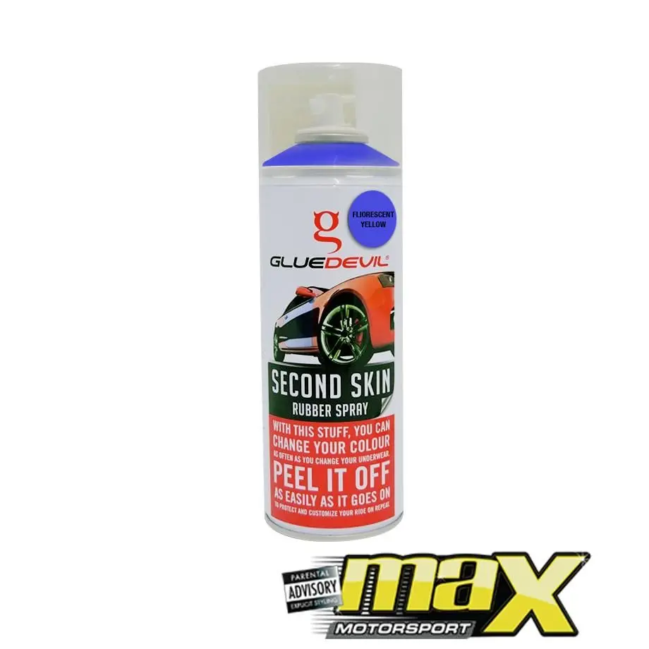 Gluedevil Second Skin Rubber Spray (Fluorescent Blue) 400Ml 1