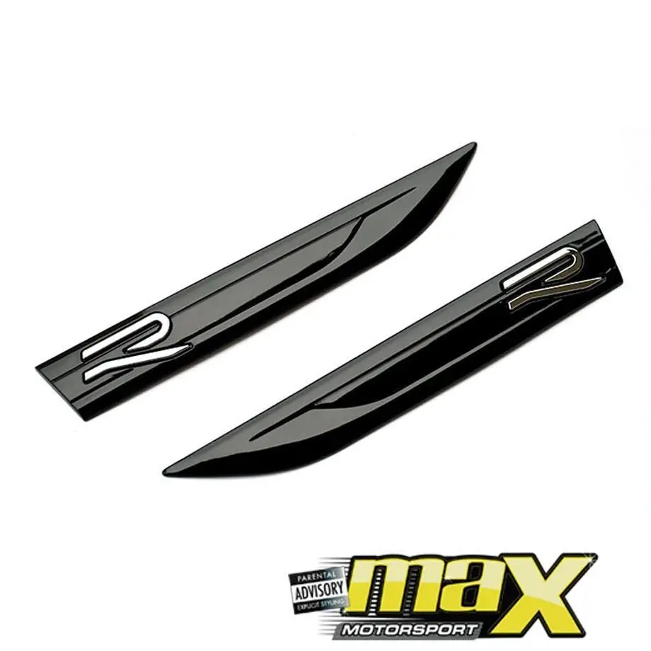 Golf 8 R-Style - Fender Badge (Chrome) 1