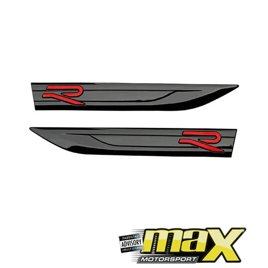 Golf 8 R-Style - Fender Badge (Red) 1