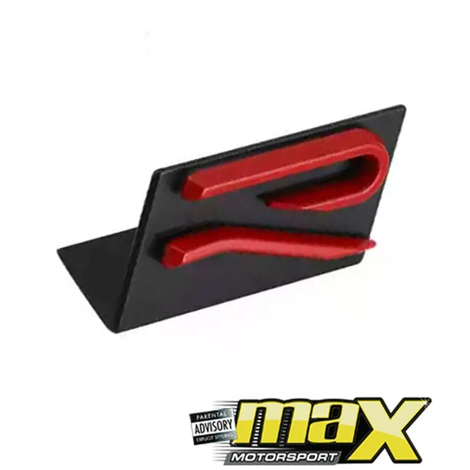 Golf 8 Style - R Logo Grille Badge (Red) 1