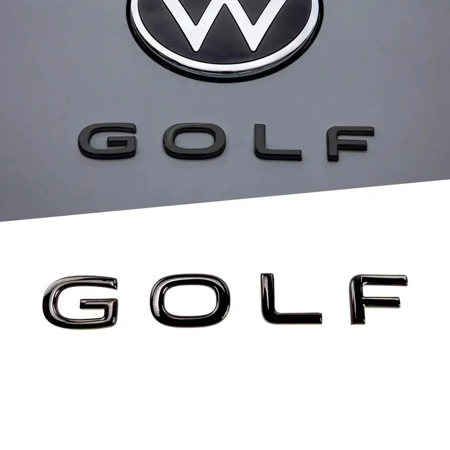 Golf Black Lettering Badge - Golf 8 Style 1