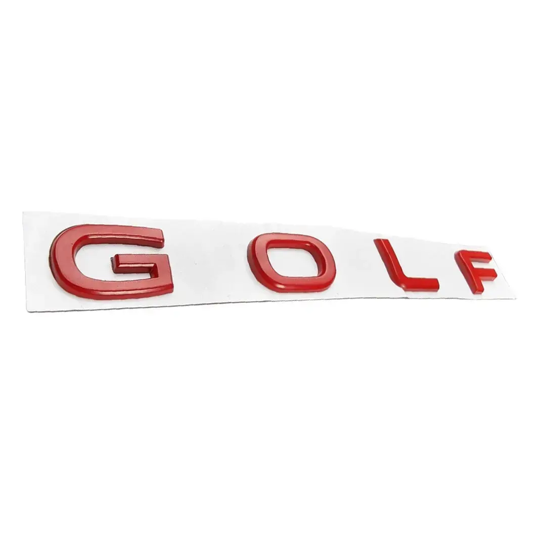 Golf Lettering Badge (Red)- Golf 8 Style 1