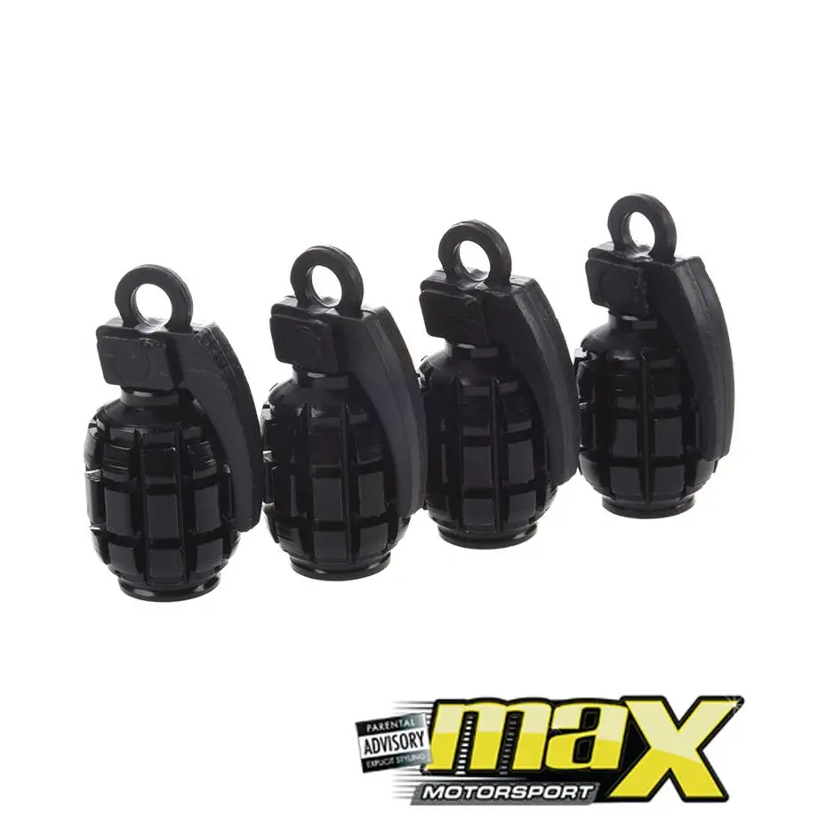 Grenade Valve Caps - Black 1