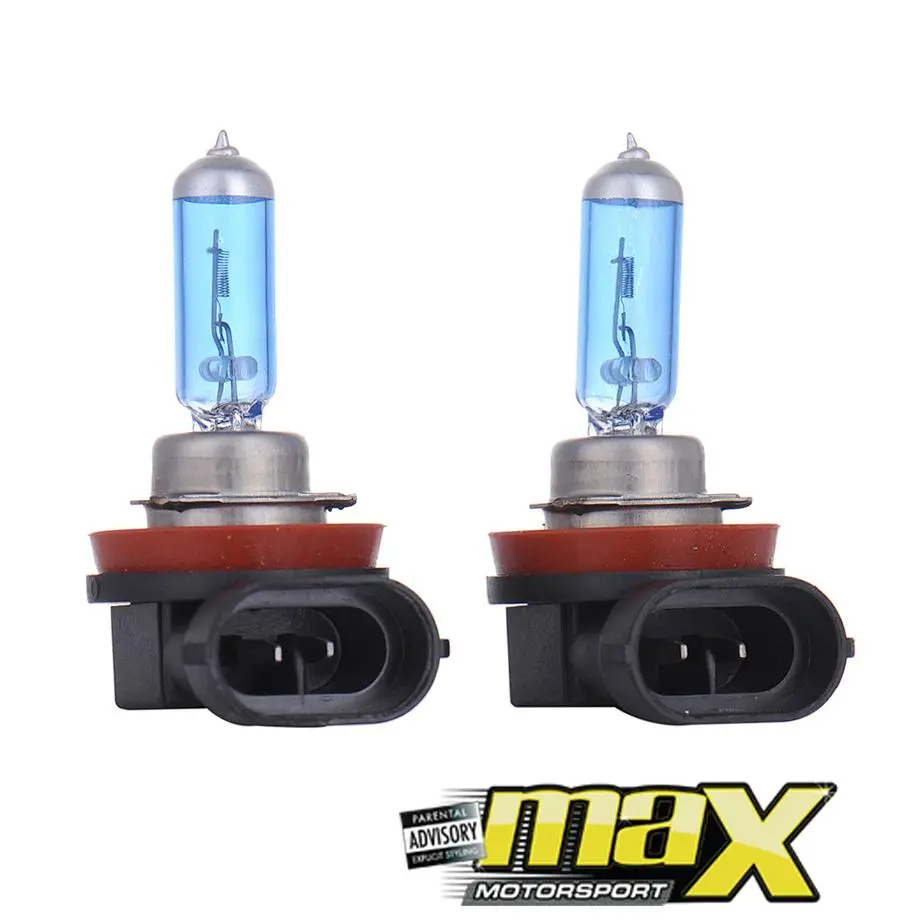 H8 Zone Twin Pack Super White Halogen Bulbs 1