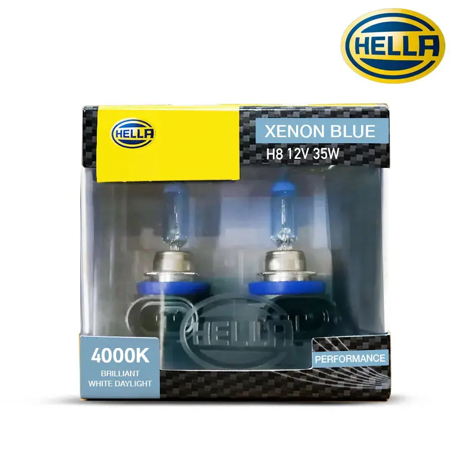 Hella H8 Xenon Blue 35W Bulb Set 1