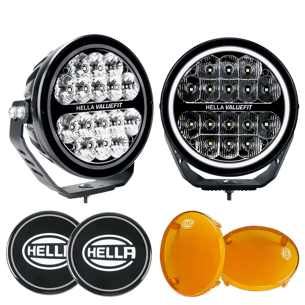 Hella Valuefit 7 Inch Supernova 2.0 Led Spot Light Kit 1