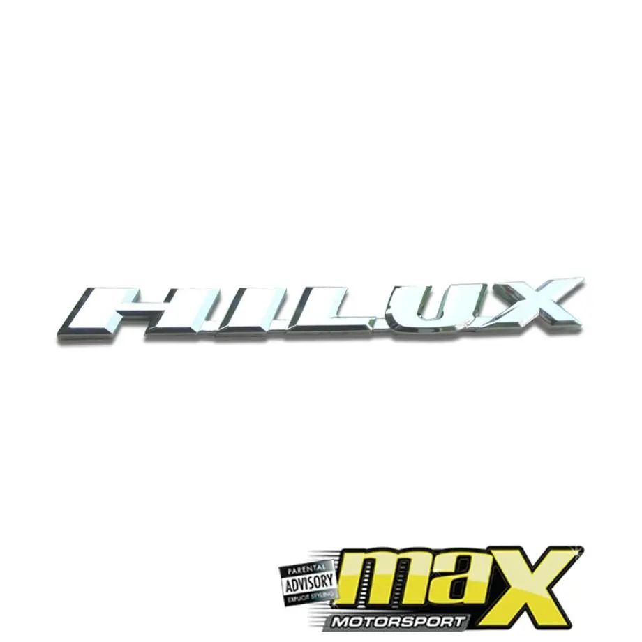 Hilux Plastic Chrome Badge 1