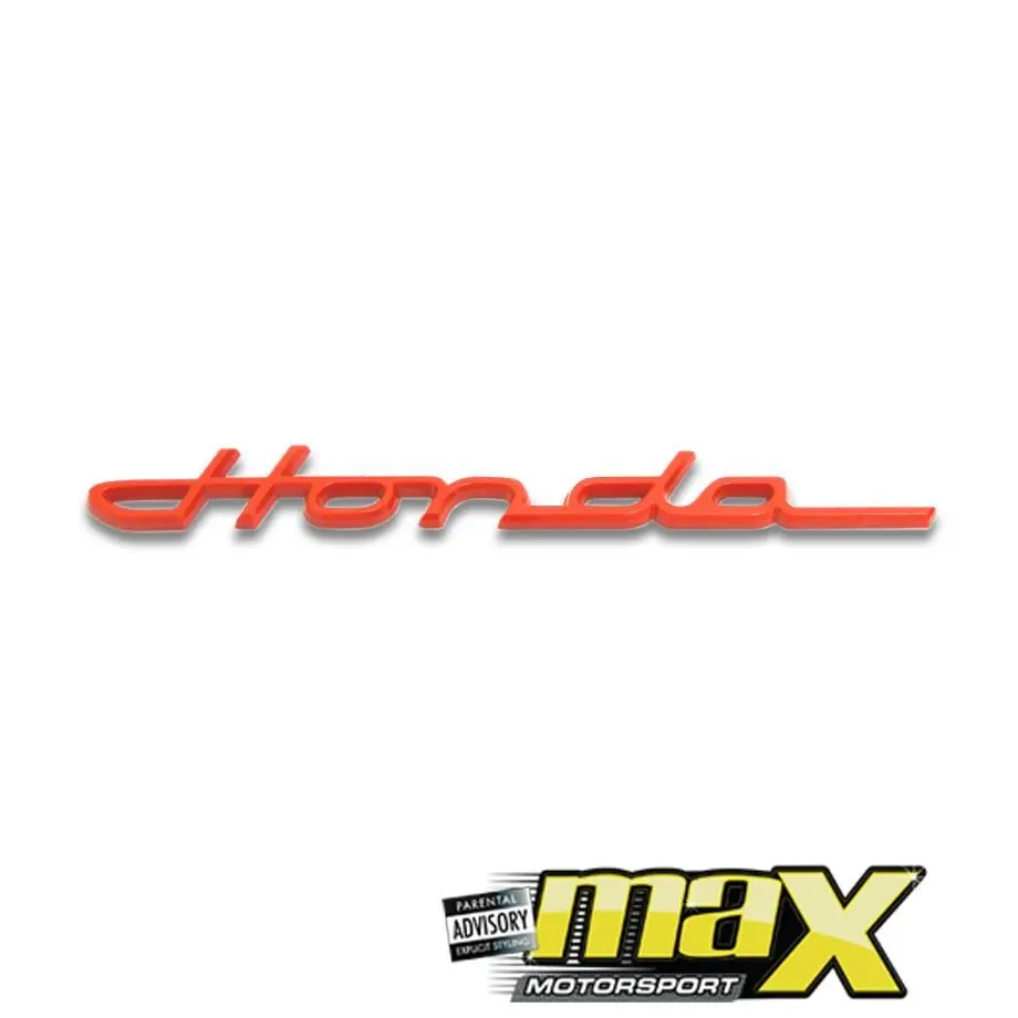 Honda Badge (Red) 1
