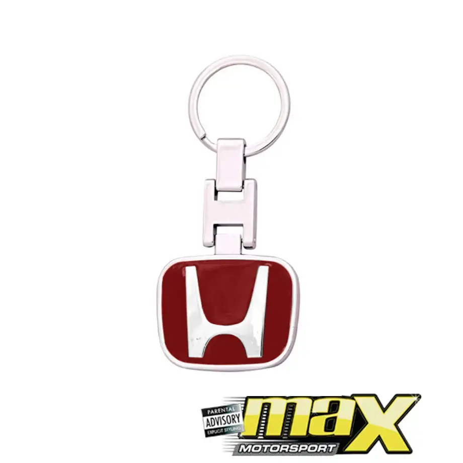 Honda Branded Chrome Key Ring 1