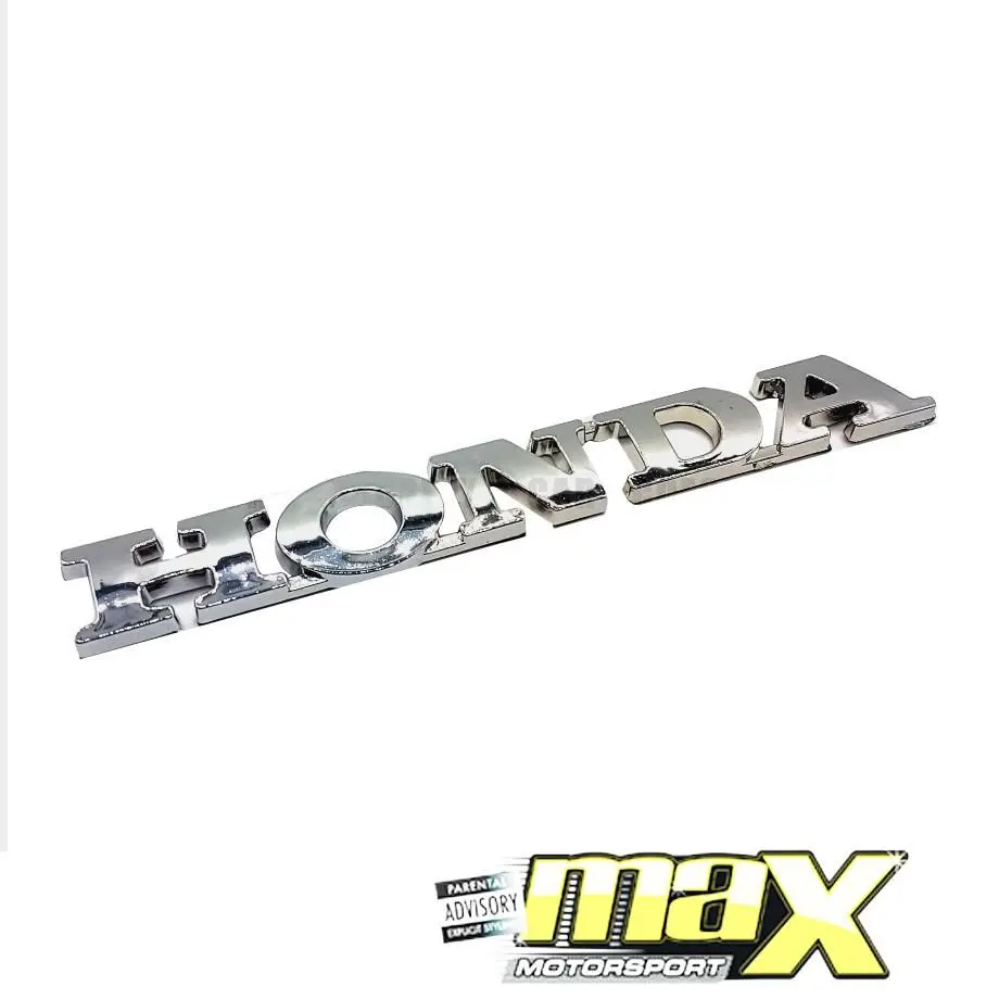 Honda Chrome Badge 1
