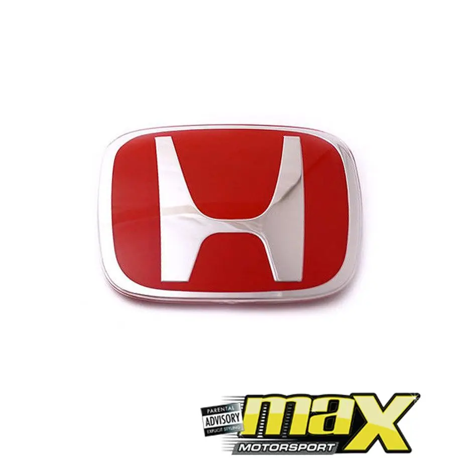 Honda Red Emblem Badge (Big) 1