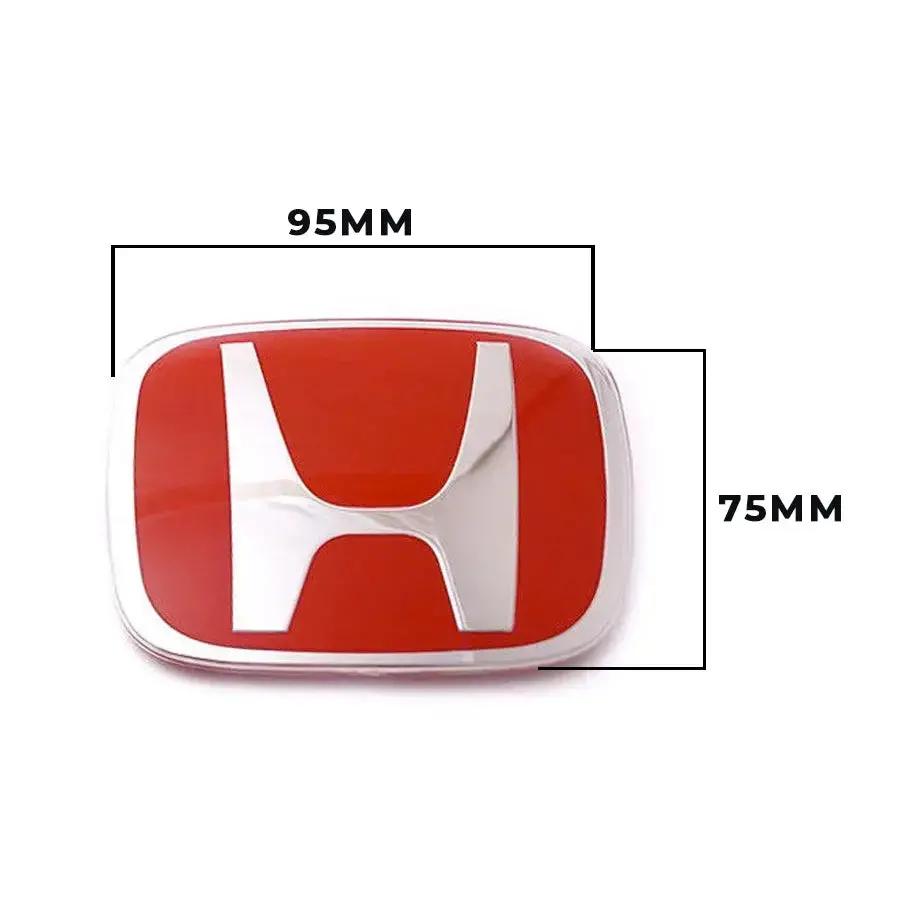 Honda Red Emblem Badge (Small) 2