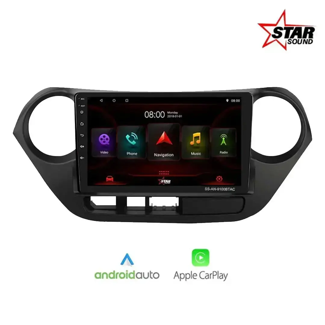 Hyundai I10 (13-17) - 9 Inch Star Sound Android Entertainment & Gps System 1