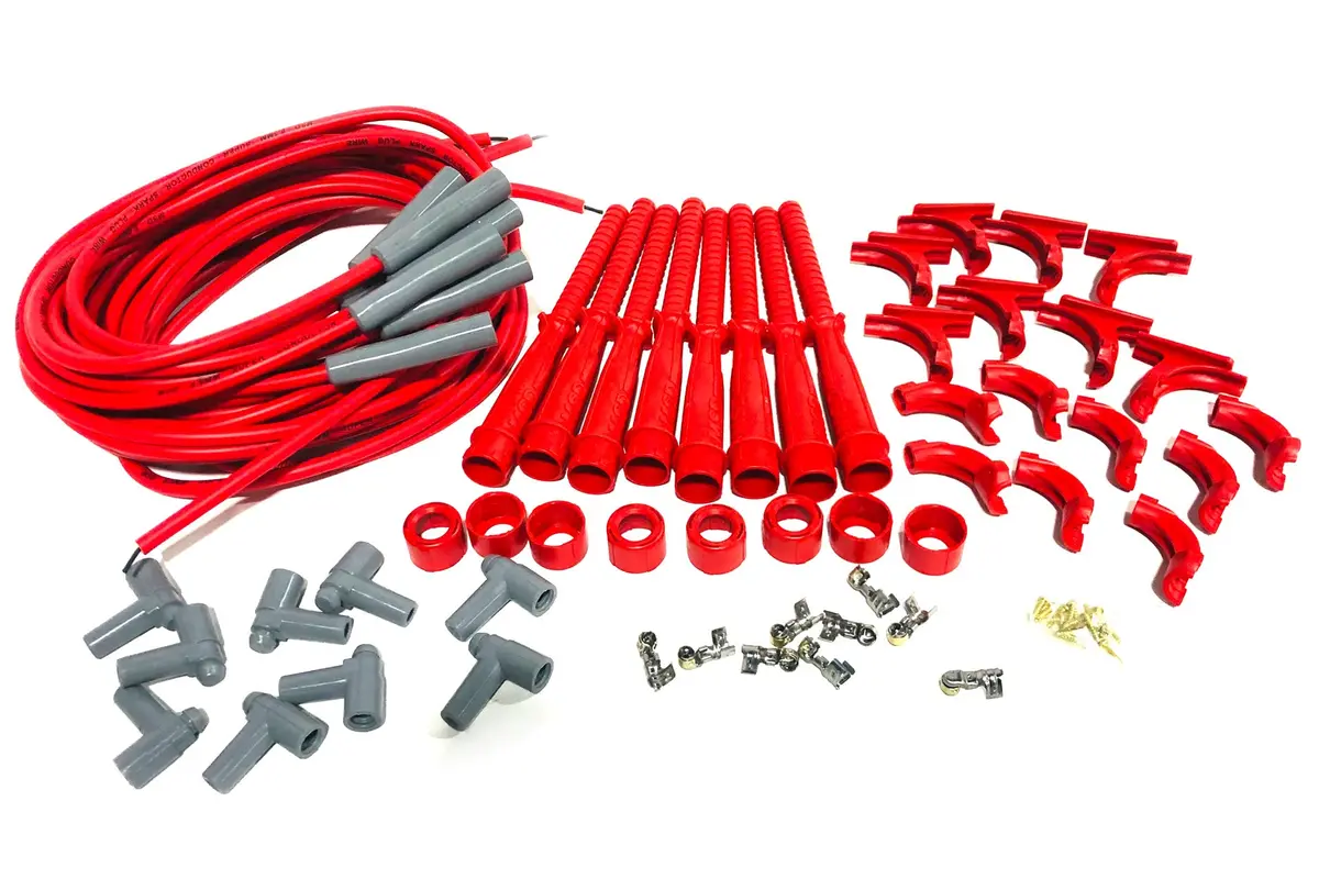 Msd Spark Plug Wires Hemi Red 31529 1