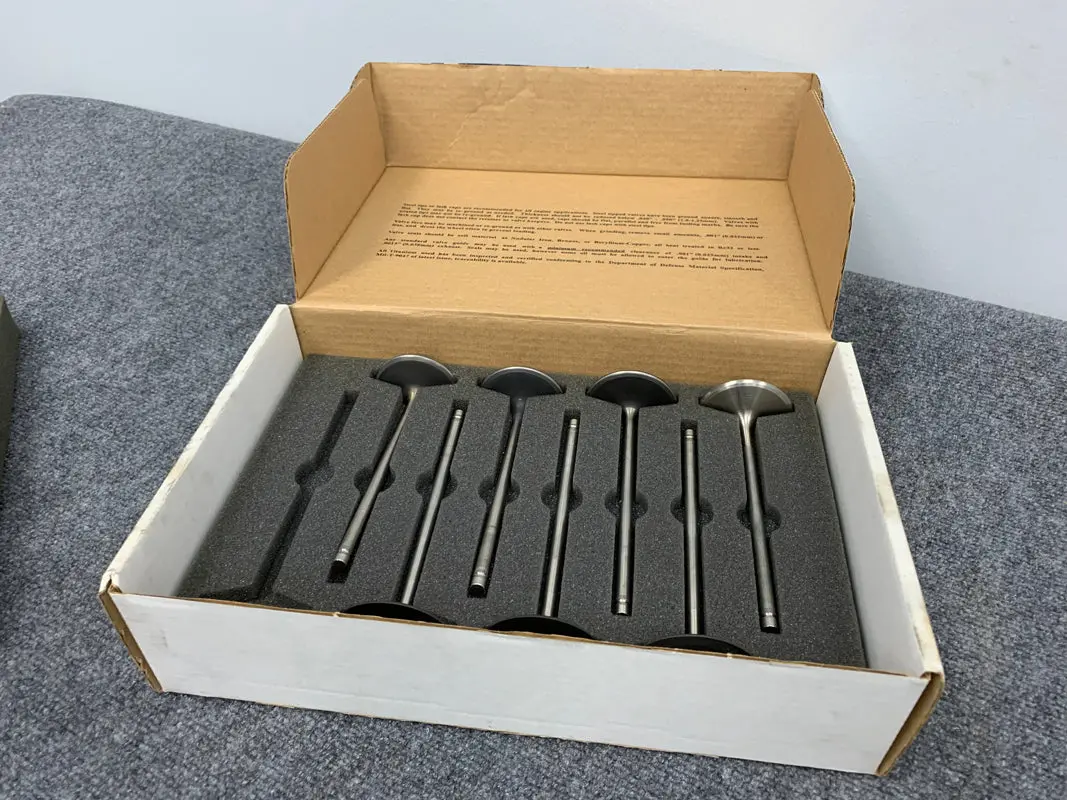 7 - Del West Intake Titanium Valves 2.520 - Used 1