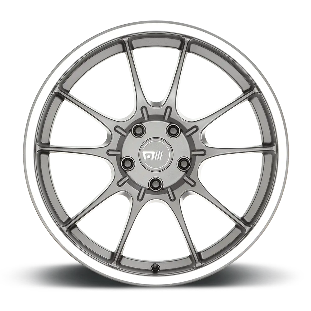 19" Motegi Racing Ss5 Gunmetal Gray W/Machined Lip Wheel 2