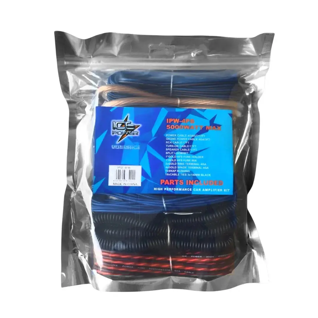 Ice Power - 4-Gauge Amplifier Wiring Kit 1