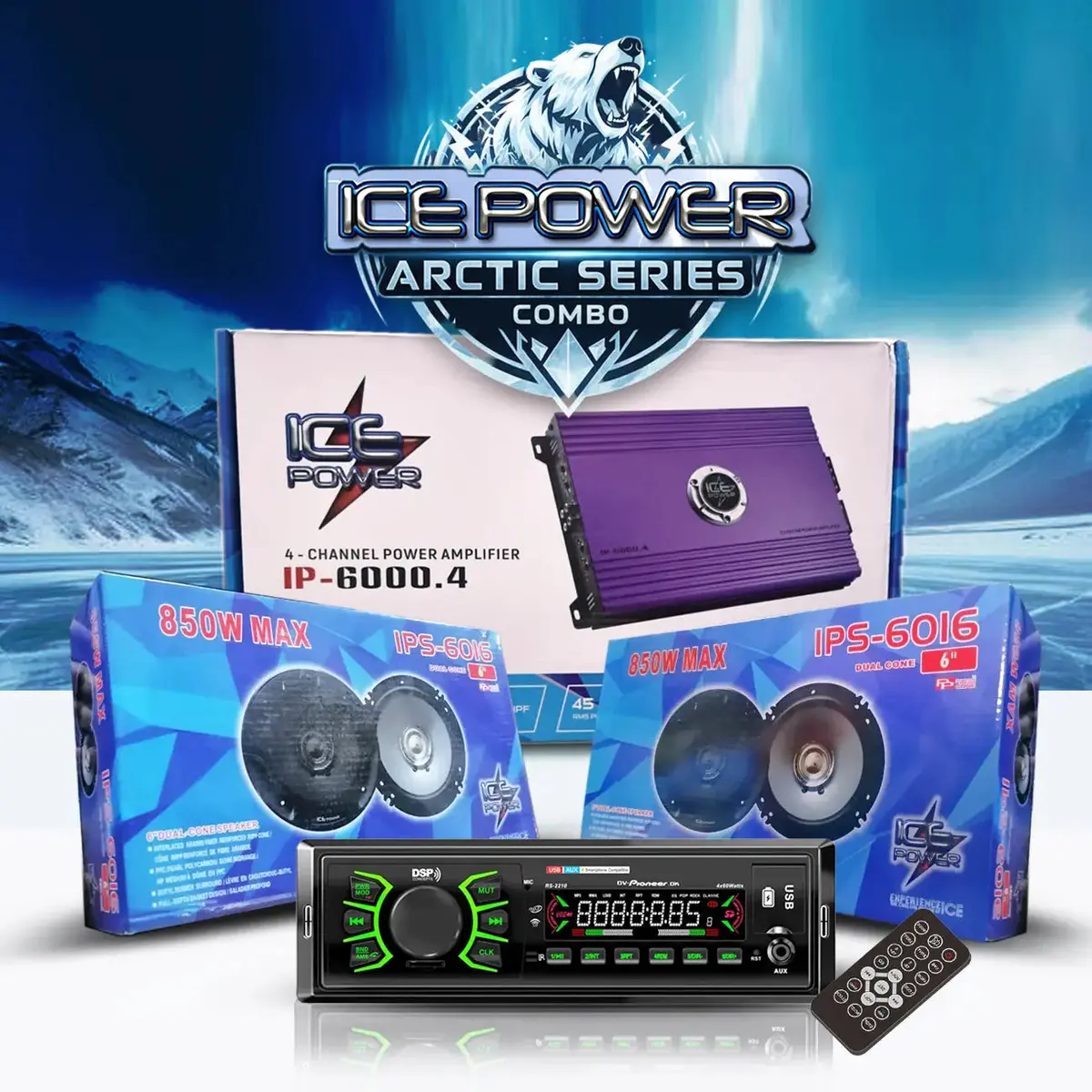 Ice Power Arctic Series Audio Combo 1