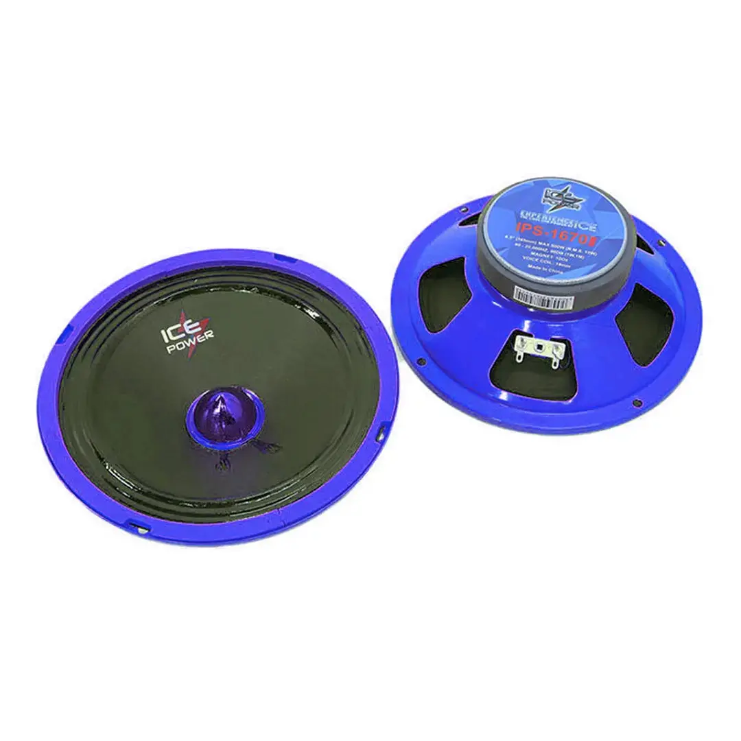 Ice Power Ips-1670Bl 6.5" 3-Way Bullet Speakers - 800W 1
