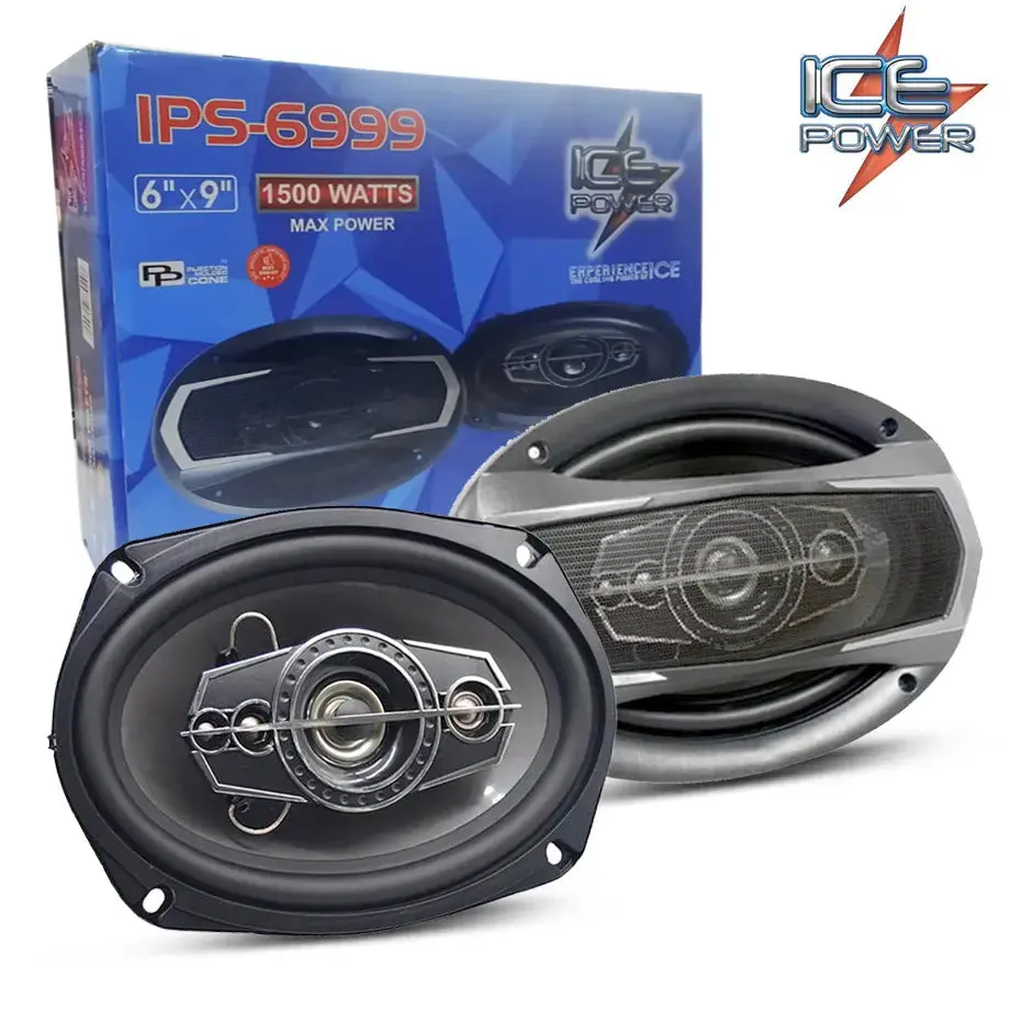 Ice Power Ips-6999 5-Way 6X9 Speakers (1500W) 1