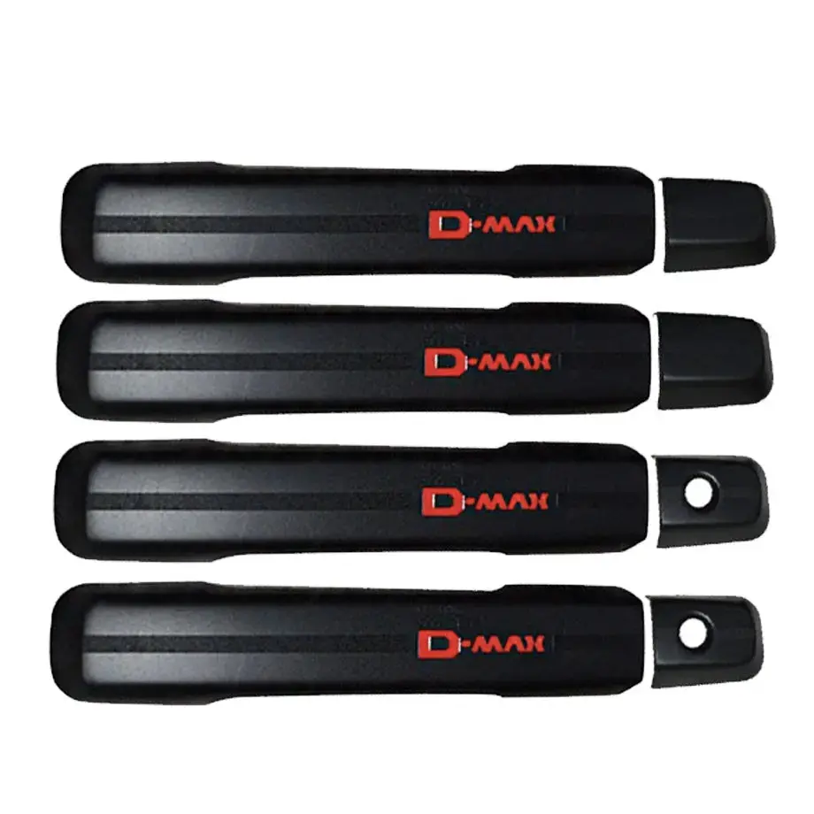 Isuzu D-Max Matte Black Door Handle Covers (15-On) 1