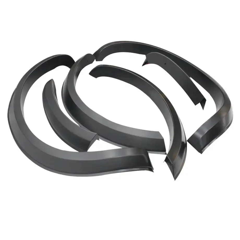 Isuzu D-Max (13-20) Matte Black Plastic Smooth Arch Kit (3-Inch) 1
