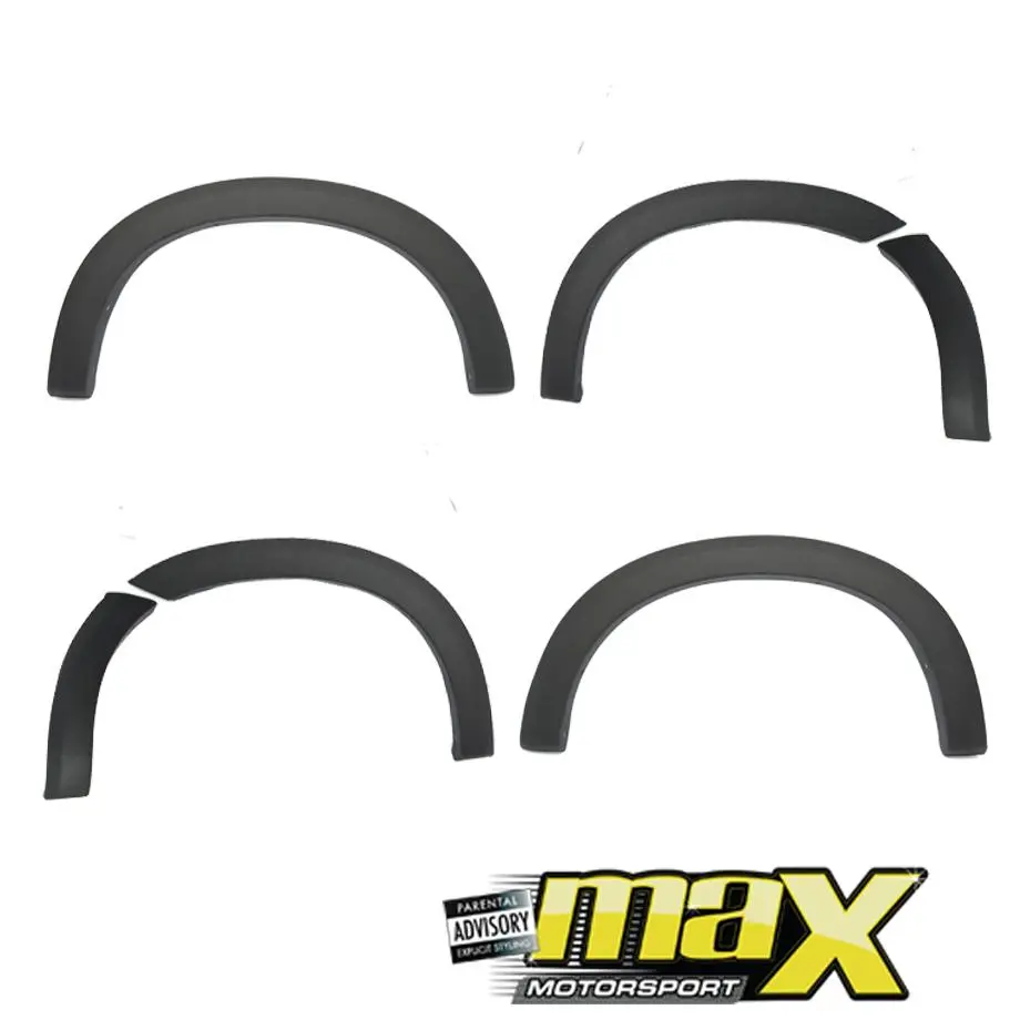 Isuzu D-Max (13-On) Matte Black Smooth Arches (Double Cab) 1