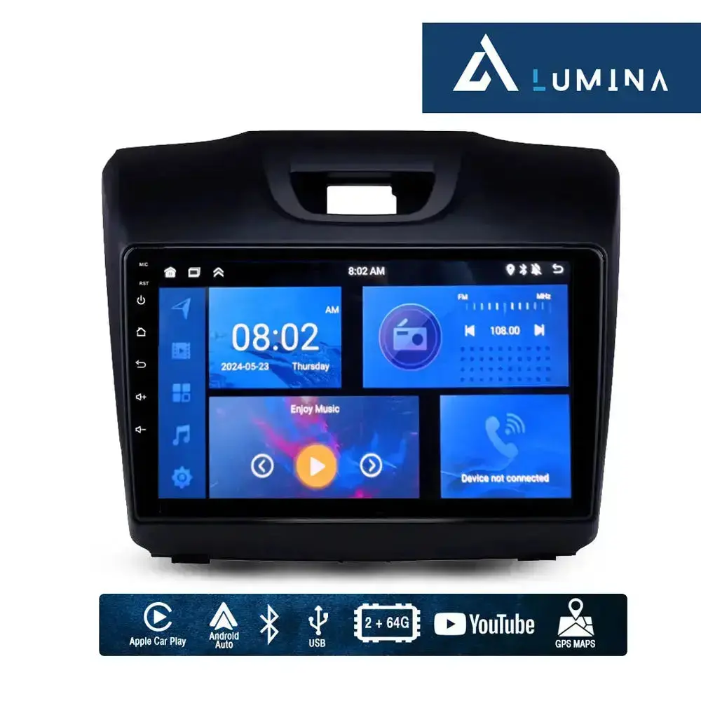 Isuzu D-Max (15-21) - 9 Inch Lumina Android Entertainment & Gps System 1