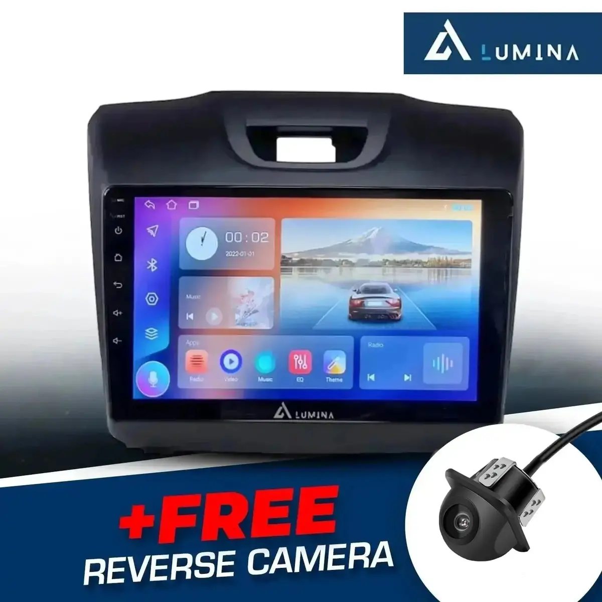 Isuzu D-Max (15-21) - 9 Inch Lumina Android Entertainment & Gps System +Free Reverse Camera 1