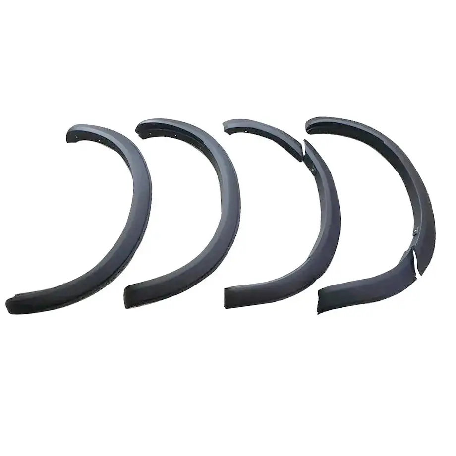 Isuzu D-Max (21-On) Matte Black Smooth Plastic Wheel Arch Kit (3-Inch) 1