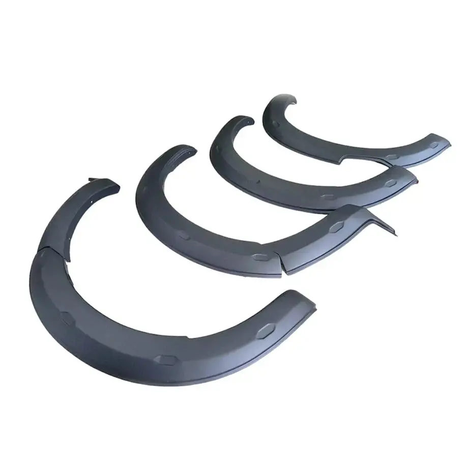 Isuzu D-Max (21-On) Matte Black Smooth Plastic Wheel Arch Kit (6-Inch) 1