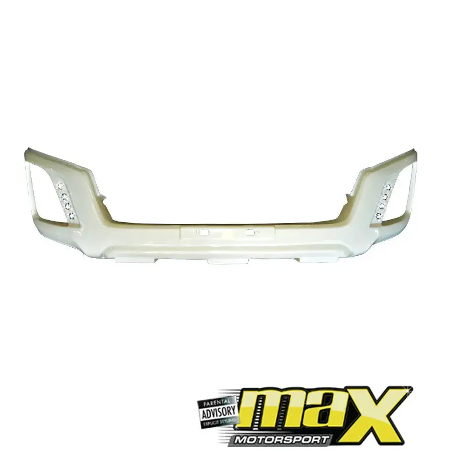Isuzu D-Max (17-On) Plastic Bumper Add-On With Led (Unpainted) 1