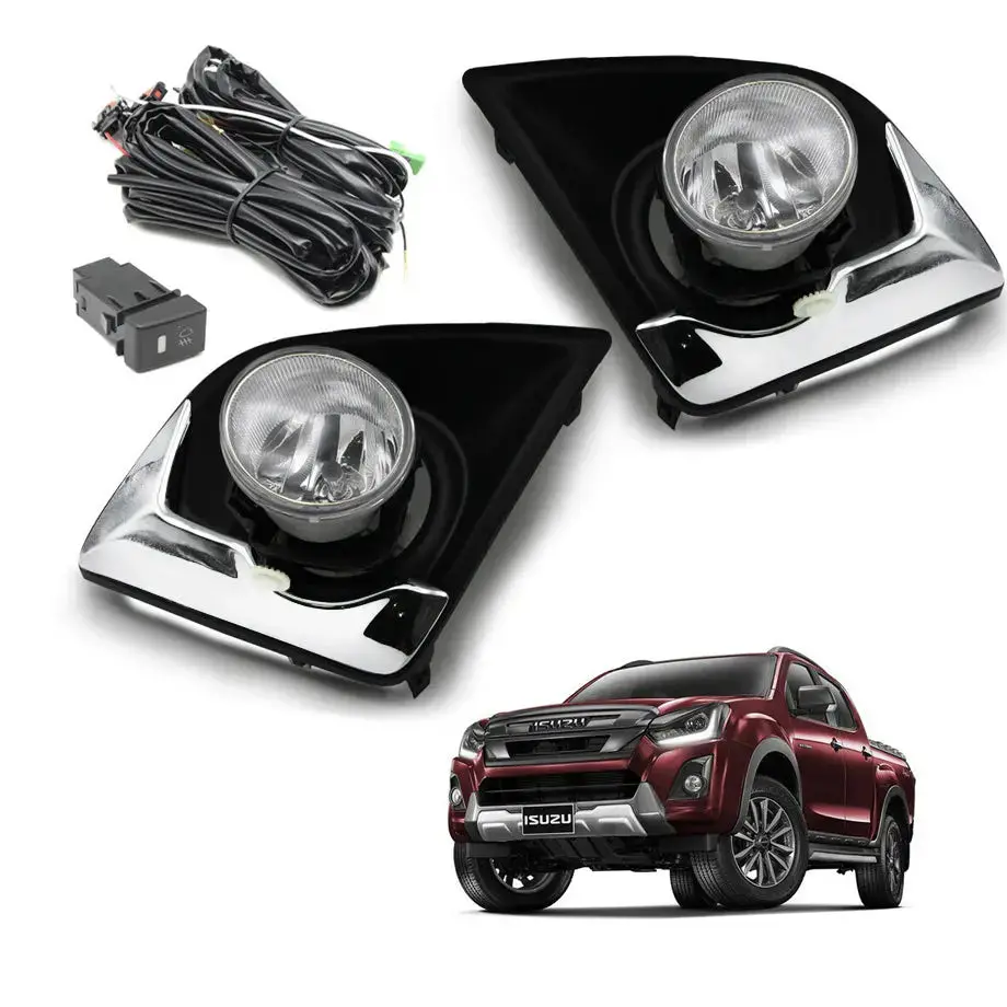 Isuzu D-Max (17-21) Facelift Foglamps & Covers 1