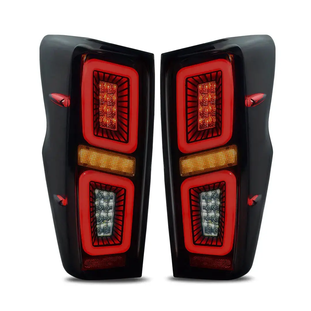 Isuzu D-Max (2021-On) Smoked Black Bar Style Led Taillight 1