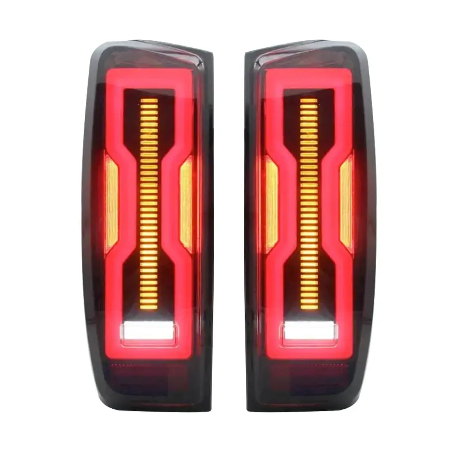 Isuzu D-Max (22-On) F150 Style Smoked Black Led Taillights 1