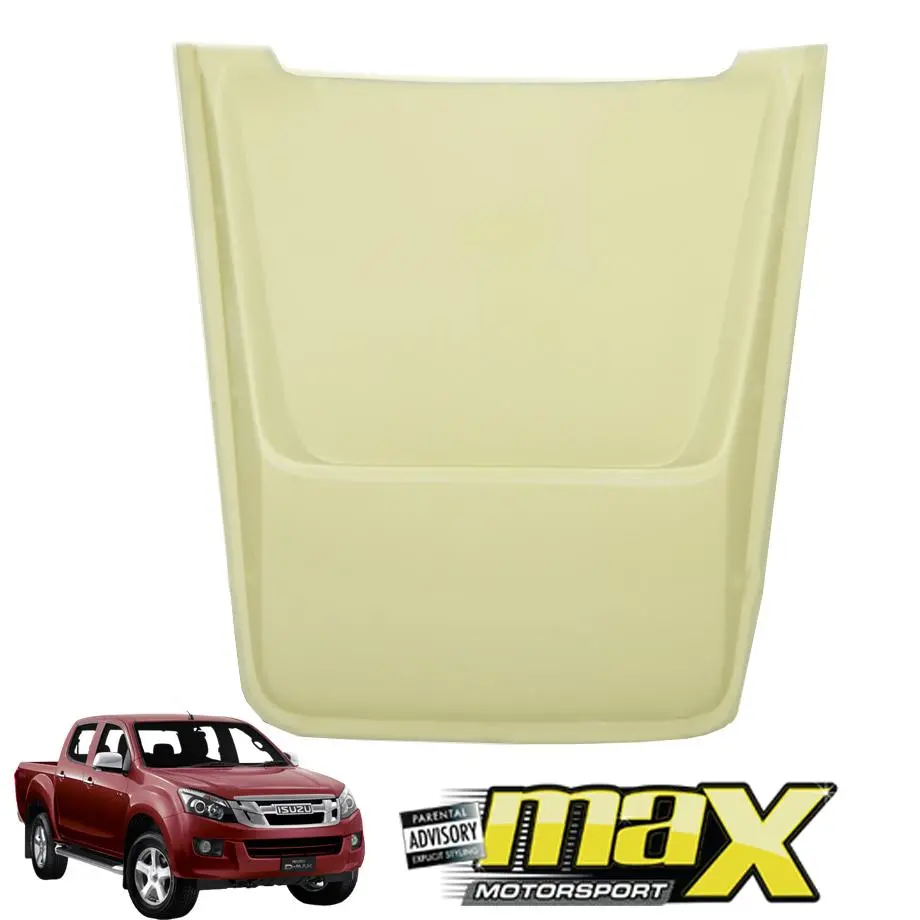 Isuzu D-Max (12-16) V1 Style Unpainted Plastic Bonnet Scoop 1