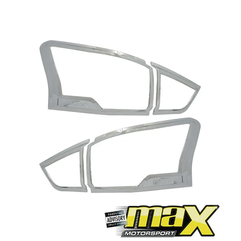 Isuzu Mu-X Chrome Taillight Surrounds (2018-On) 1