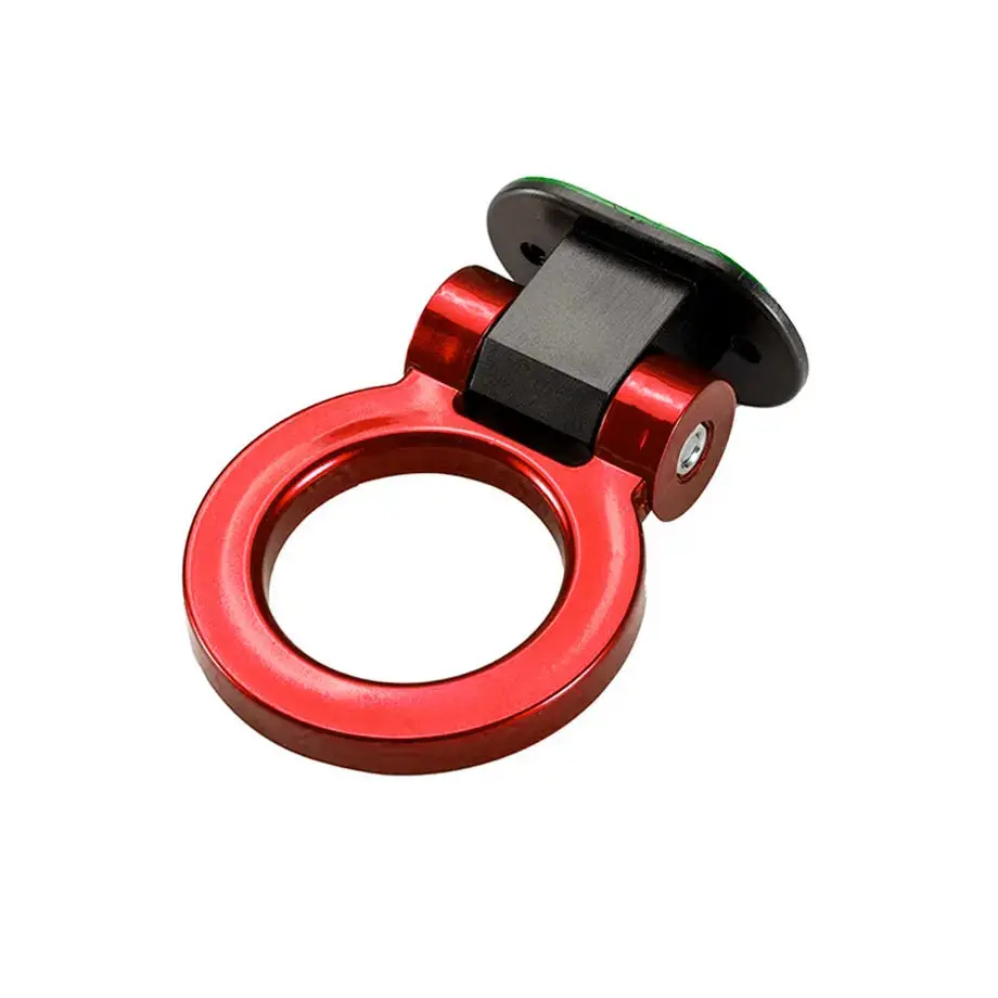 Jdm Style Stick On Tow Hook - Red 1