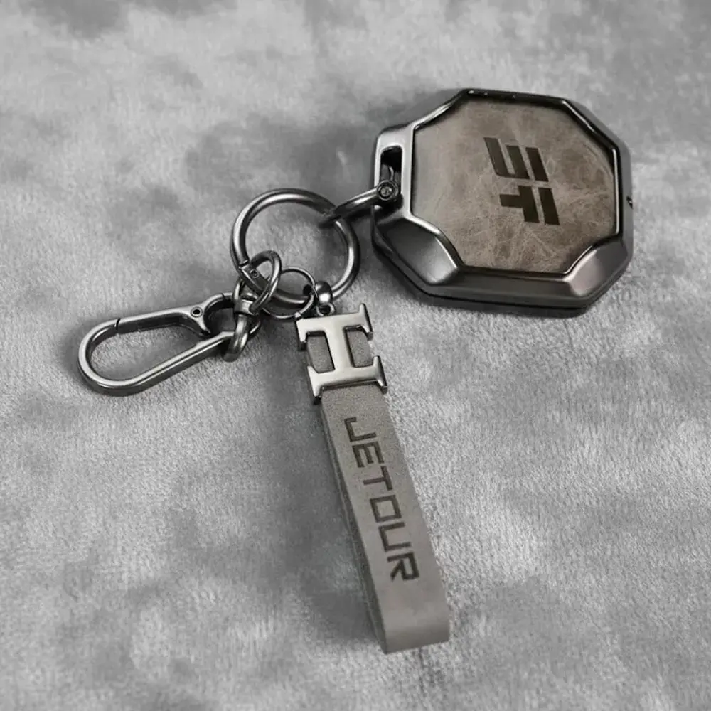 Jetour - Hard Shell Metal Key Case Cover With Keyring 1